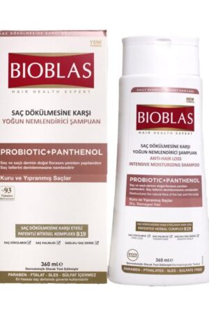 Bioblas Probiotic + Pantenol Шампоан за Суха, Повредена Коса 360мл